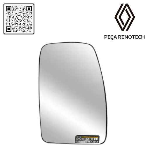 RN 057372 7701057372 LENTE DO RETROV. DIR. CBASE MASTER 03-12 250MM - 1